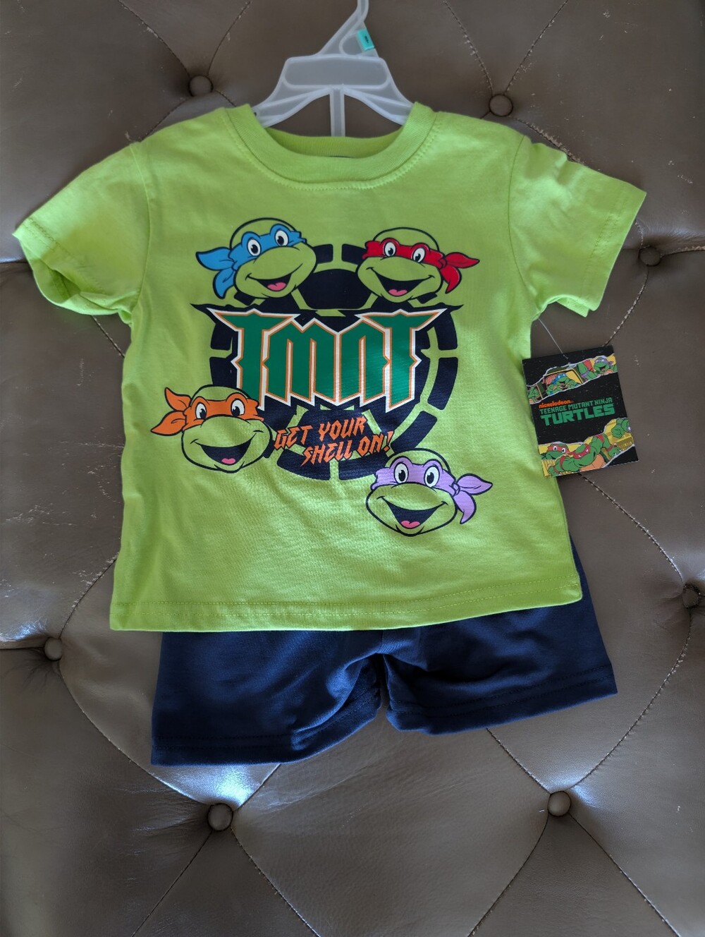 Ninja Turtles - Boys 2 Piece Short Set Size 2T